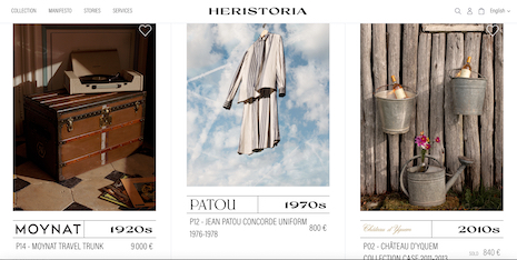 Herstoria site screenshot